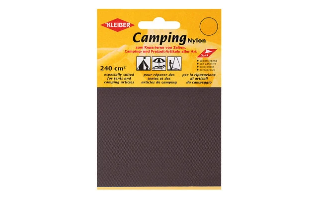 Kleiber Camping Nylon Reparaturflicken Khaki (2 Stück) 5 Kleiber Camping Nylon Reparaturflicken Khaki (2 Stück) – Bild 3