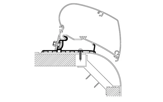 Thule Markisenadapter Autosleepers 2013 3,0m 3 Thule Markisenadapter Autosleepers 2013 3,0m