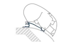 Dometic PR-Adapt Adapter Für Dachmarkisen PR 2000 Und PR 2500 4,0m -Zeltserien Laden 457038 3315950