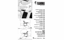 Fiamma Kit VW Crafter H3 / L3 RHD Markisenadapter Für Fiamma F80 / F65 Rechtslenker