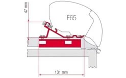 Fiamma F65/F80 Kit Mercedes Sprinter - VW Crafter (High Roof) -Zeltserien Laden 57433 11080