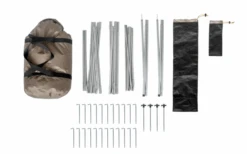 Tambu Nihaita 5 Personen Familien Tunnelzelt Braun -Zeltserien Laden 575887 3940511