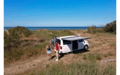 Fiamma F45s Deep Black Markise 190 Grau -Zeltserien Laden 602503 4405187