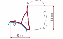 Fiamma Markisenadapter-Kit Trafic/Vivaro/Primastar