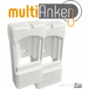 Multianker Clip 2er Set Für Befestigung Vom Multianker Wäschetrockner An Multianker Saugnäpfen Grau -Zeltserien Laden 696806 4775552