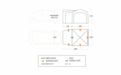 Vango Tailgate Hub Low -Zeltserien Laden 703193 4852478