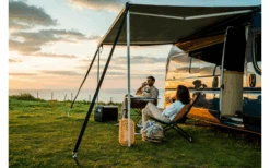 Fiamma F80s 290 Markise Gehäusefarbe Deep Black Tuchfarbe Royal Grey 290 Cm -Zeltserien Laden 713642 4816259