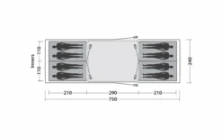 Easy Camp Huntsville Twin 800 Tunnelzelt Für 8 Personen -Zeltserien Laden 782504 5172620