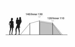 Outwell Earth 2 Doppelbeschichtetes Zelt -Zeltserien Laden 790742 5217254