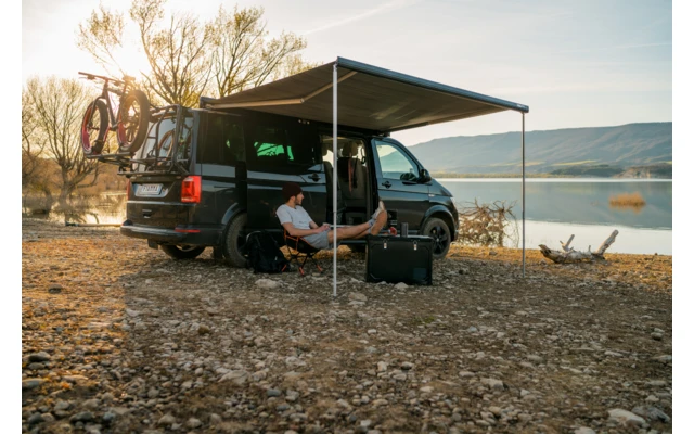 Fiamma F45s 260 Markise Für Rechtslenker VW T5/T6 Multivan/Transporter Tuchfarbe Royal Grey 260 Cm Gehäusefarbe Deep Black 9 Fiamma F45s 260 Markise Für Rechtslenker VW T5/T6 Multivan/Transporter Tuchfarbe Royal Grey 260 Cm Gehäusefarbe Deep Black – Bild 7