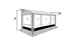 Thule Seitenwand Set Safari Residence G3 9200 -Zeltserien Laden 89568 586096